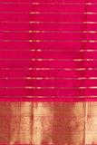 Yellow and pink veldhari pure touch silk saree