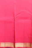 Orange soda and pink pure touch silk saree