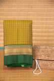 Moong dal and green aayiram butta pure touch silk saree