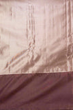 Blue and brown tissue silk saree