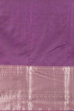 Pink and purple brocade silk saree