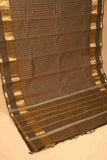 Brown muthu kattam kanchi cotton saree