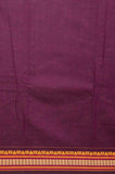 Purple kanchi cotton saree