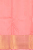 Pastel green and peach pure touch silk saree