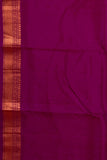 Pastel Green and Violet Pure Touch Silk Saree