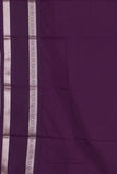 Green and Purple semi silk saree