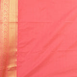 Steel grey and Dazzle pink soft silk saree