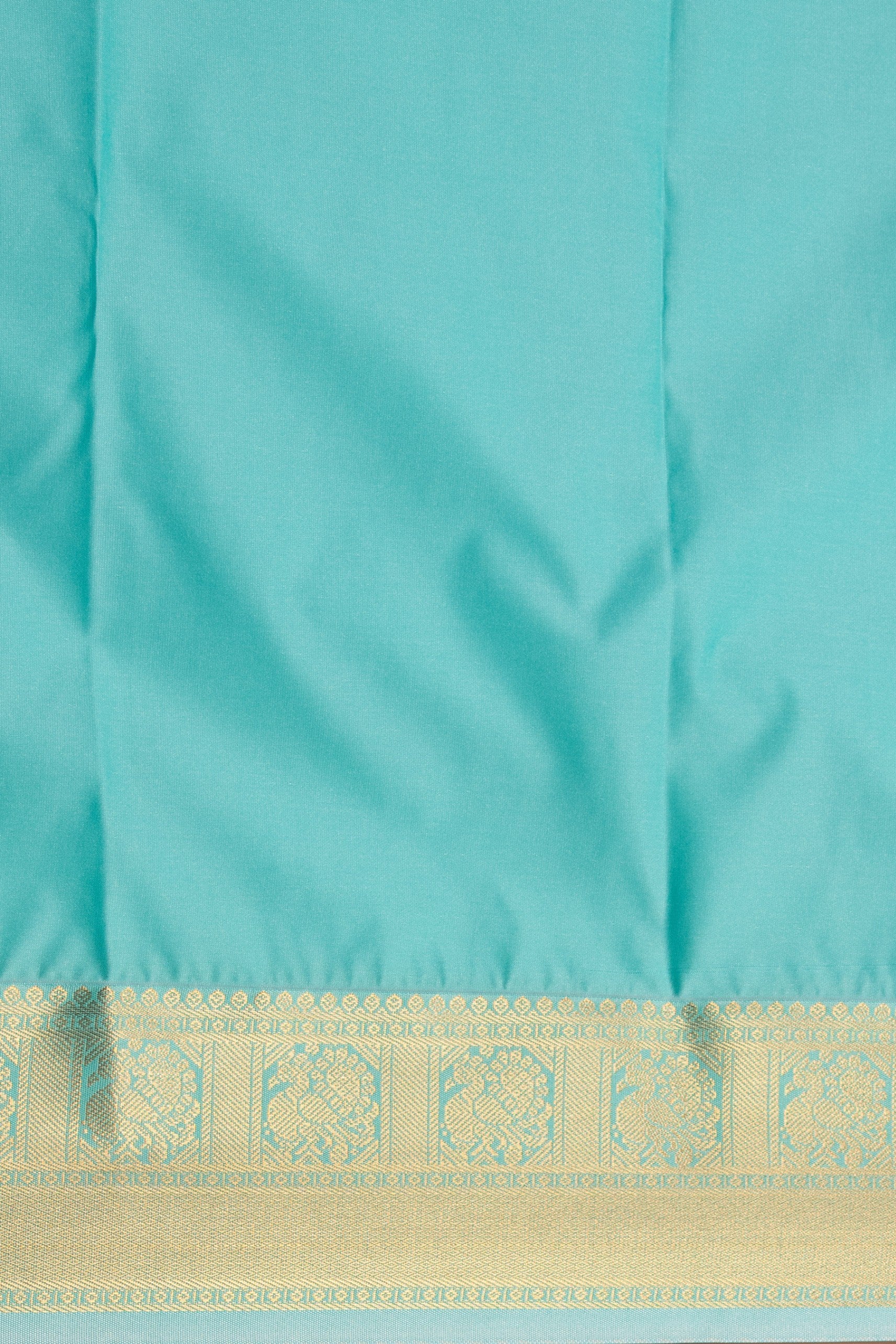 Orchid purple and Pastel blue kanchi semi silk saree