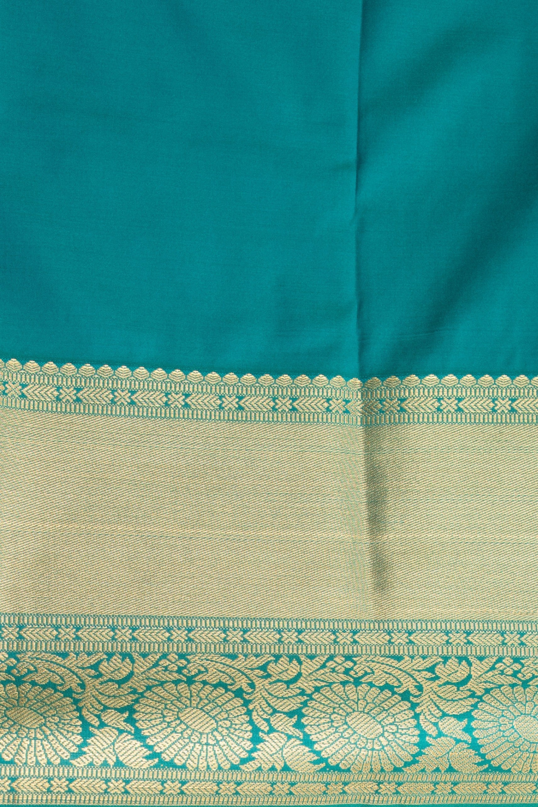 Violet and Teal green kanchi semi silk saree