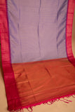 Amethyst Purple and Rani pink Soft silk saree