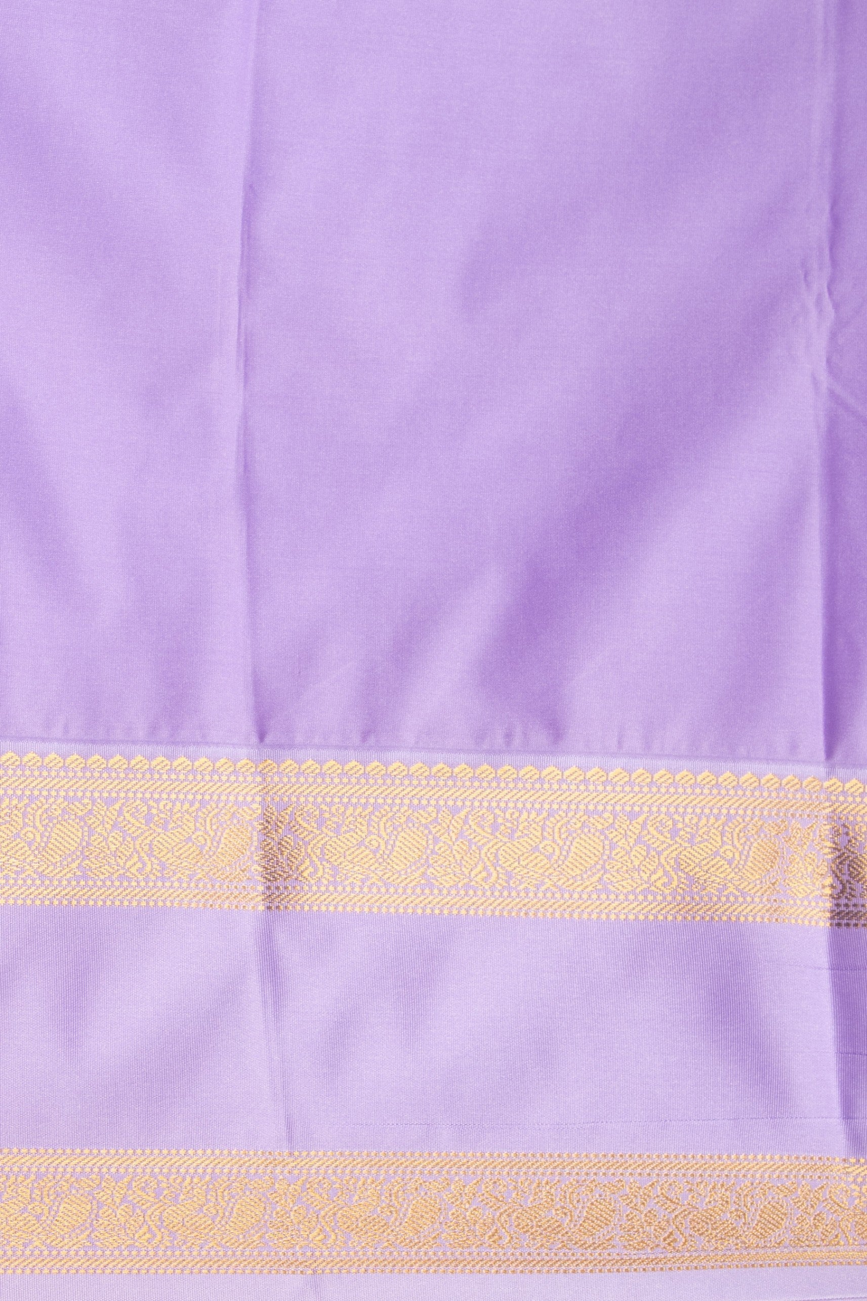 Pine green and Pastel Lavender Retta Patta Border semi silk saree