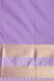 Teal Blue and Pastel Lavender Butta semi silk saree