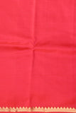 Aqua Blue and Reddish Pink Butta Pure Touch silk saree