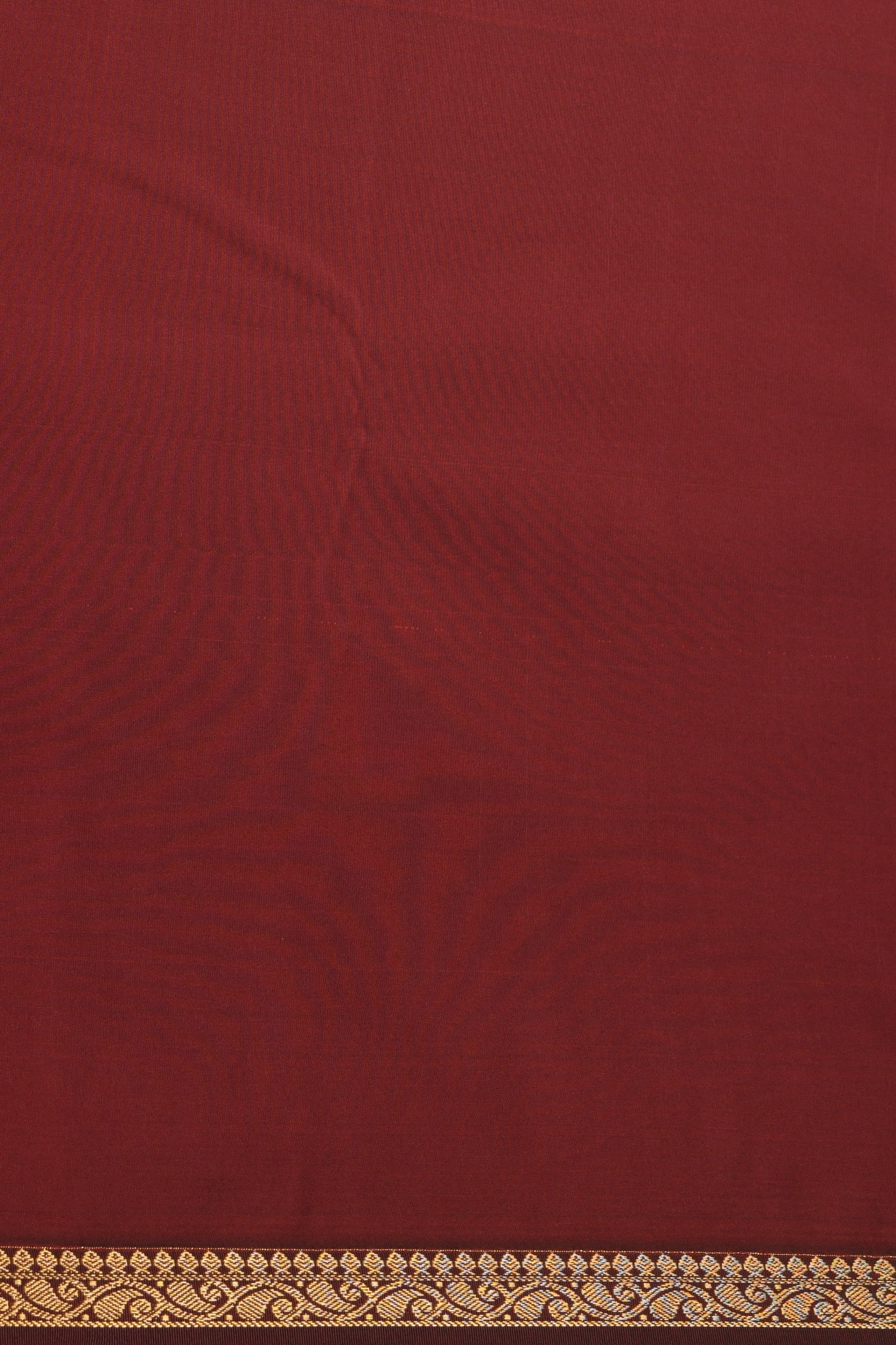 Seafoam Green and Garnet Maroon Small Border semi silk saree