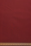 Seafoam Green and Garnet Maroon Small Border semi silk saree