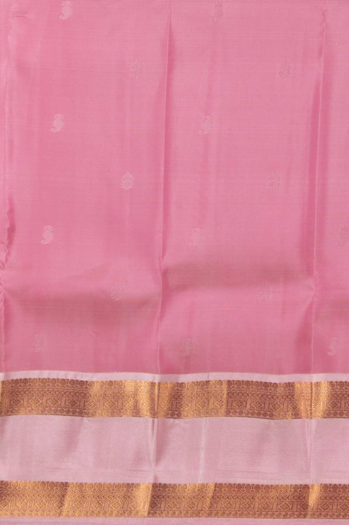 Blue and babypink pure touch silk saree