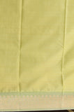 Russian violet and pastel green semi silk saree