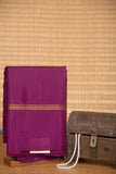 French violet pure touch silk saree