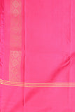 Deep pink pure touch silk saree