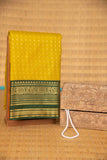 Lime green and deep green aayiram butta semi silk saree