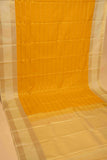 Canary yellow veldhari semi silk saree