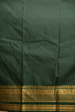 Red and green aayiram butta semi silk saree
