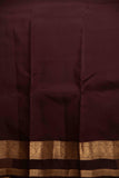 Rust orange retta pettu pure touch silk saree