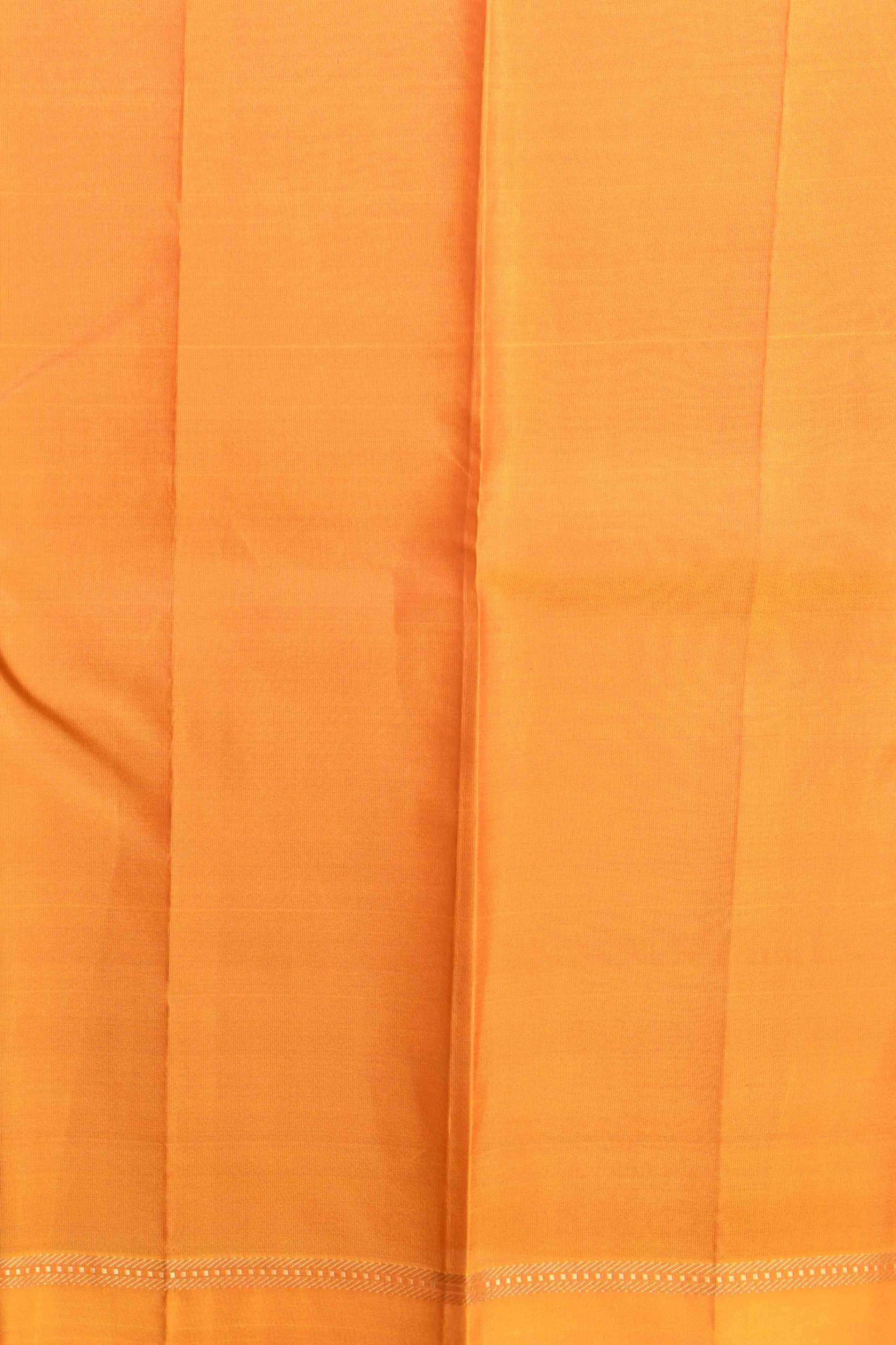 Mahagany maroon and mustard pure touch silk saree
