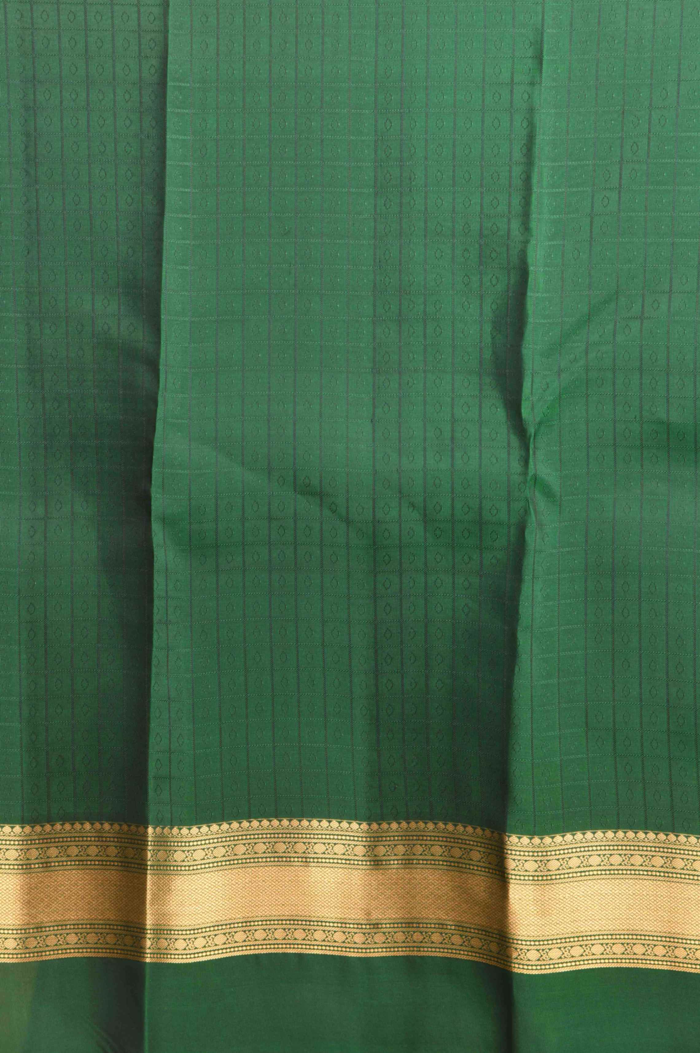 Moong dal and green aayiram butta pure touch silk saree