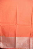 Lavender and peach soft silk saree