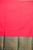 Lime green ganga jamuna soft silk saree
