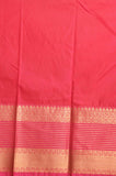 Dual tone aqua blue and pink semi silk saree