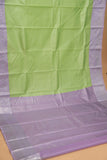 Mint green and lavender bridal silk saree