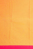 Orange kanchi cotton saree