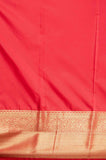 Red and maroon bridal silk saree