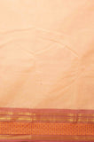 Cream kanchi cotton saree