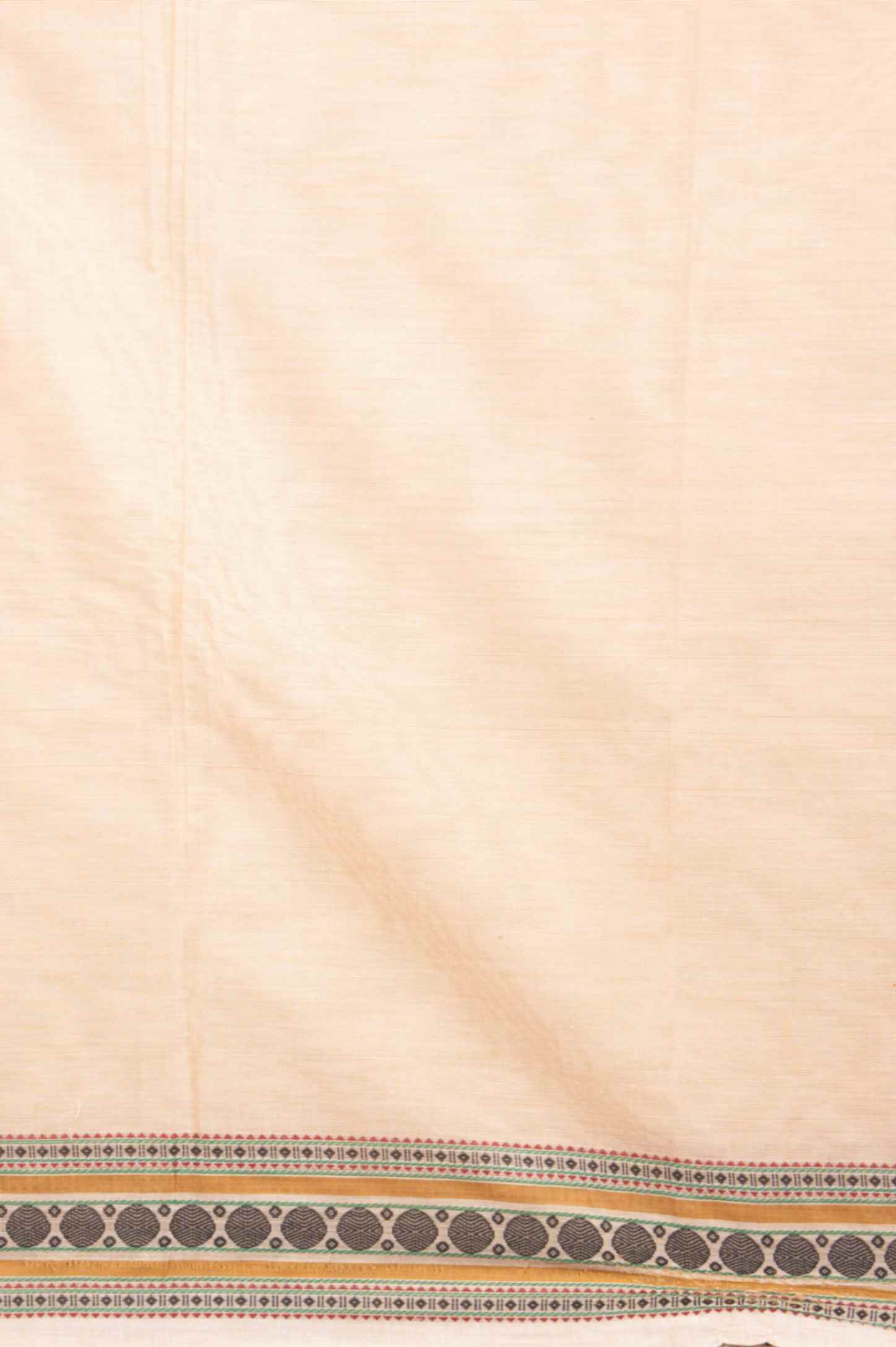 Almond white kanchi cotton saree
