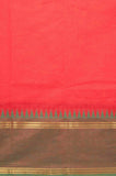 Red ganga jamuna kanchi cotton saree