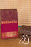 Purple vanasingaram kanchi cotton saree