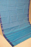 Blue korvai kanchi cotton saree