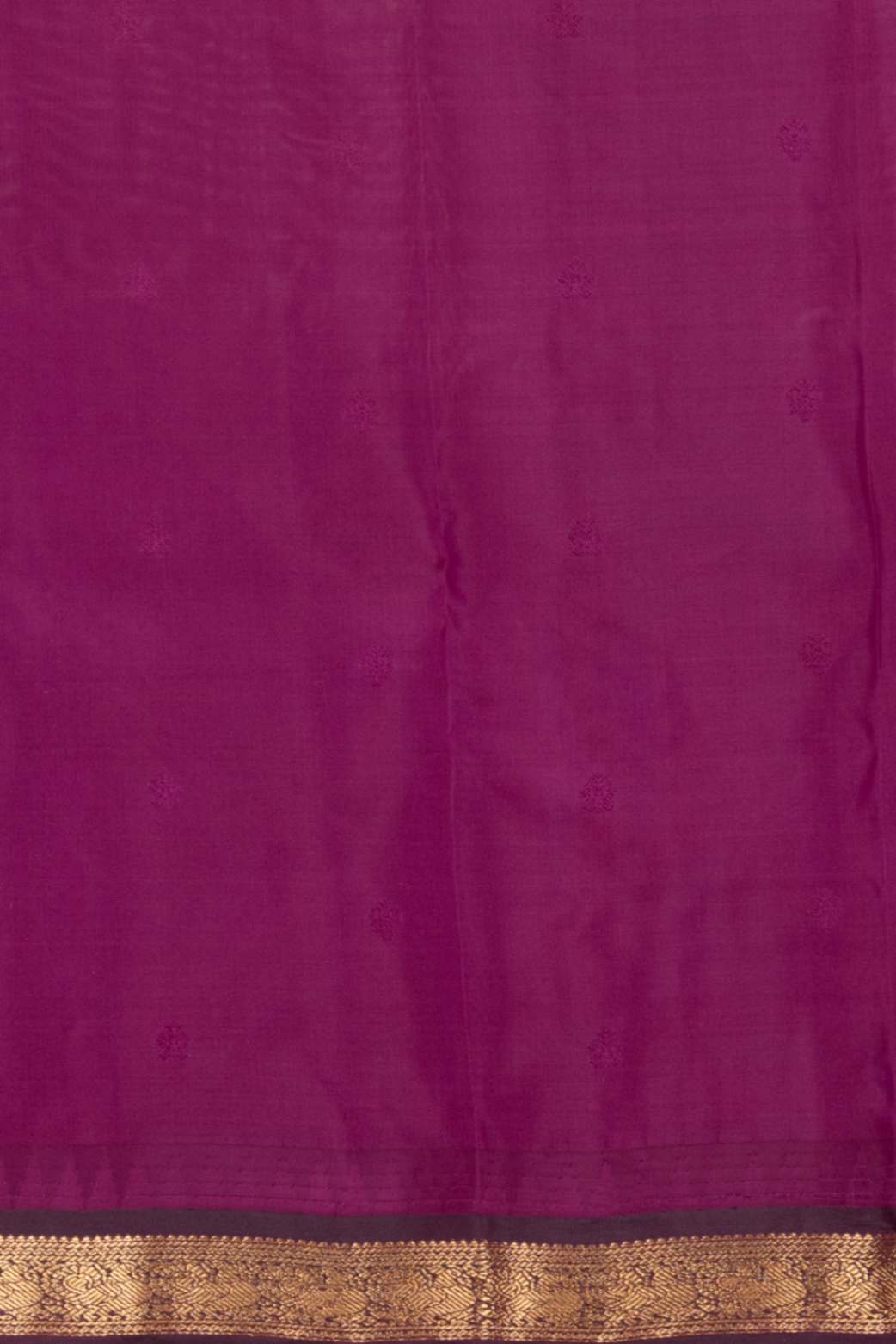 Orange and purple pure touch silk saree
