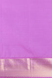 Grey and lavender semi silk saree