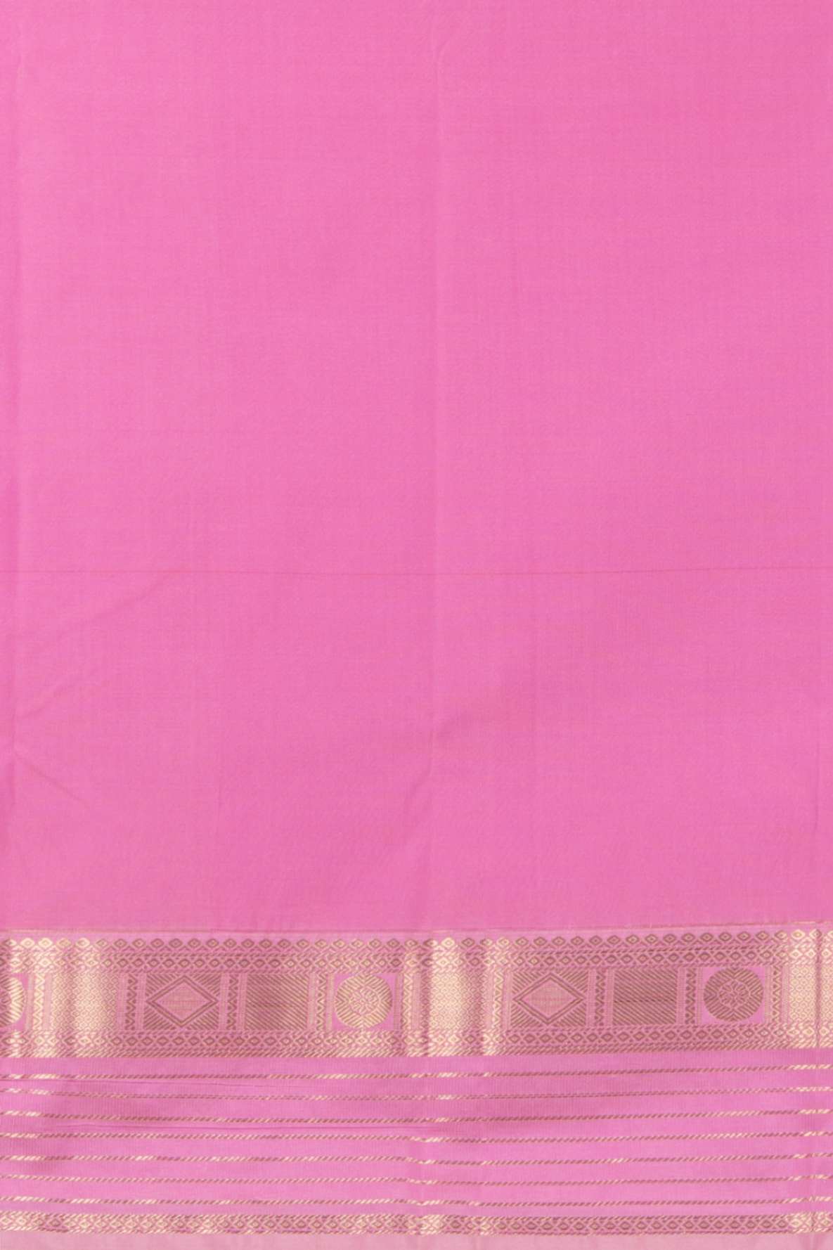 Yellow and baby pink retta pettu semi silk saree