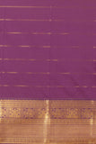 Mehendi green and purple soft silk saree
