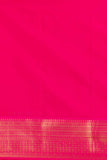 Turmeric yellow and pink soft silk saree