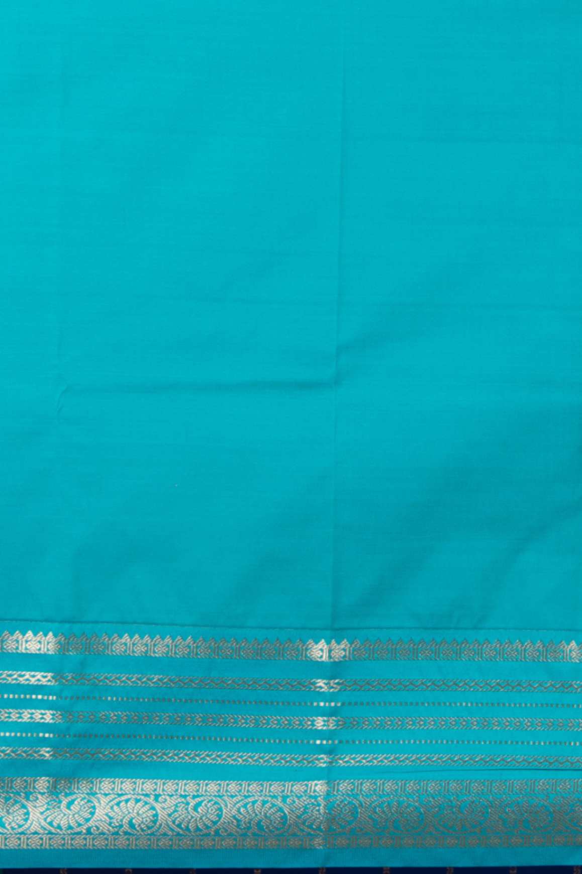 Royal blue veldhari semi silk saree