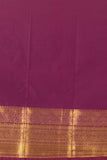 Golden and purple soft silk saree