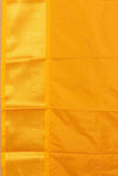 Maroon and Yellow Semi Silk Saree